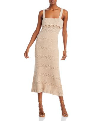 Crocheted Sleeveless Midi Dress - 100% Exclusive | Bloomingdale's (US)