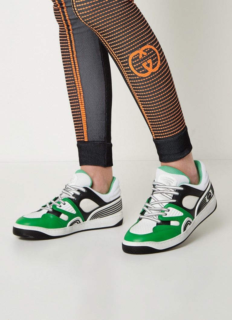 Gucci Sneaker met logo • Groen • de Bijenkorf | De Bijenkorf (NL)