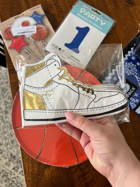 Seriously the cutest sneaker napkins! These are perfect for any basketball themed party! 

#LTKparties #LTKkids #LTKSeasonal