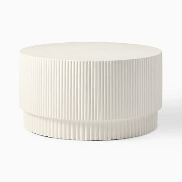 Fluted Coffee Table (32") | West Elm | West Elm (US)