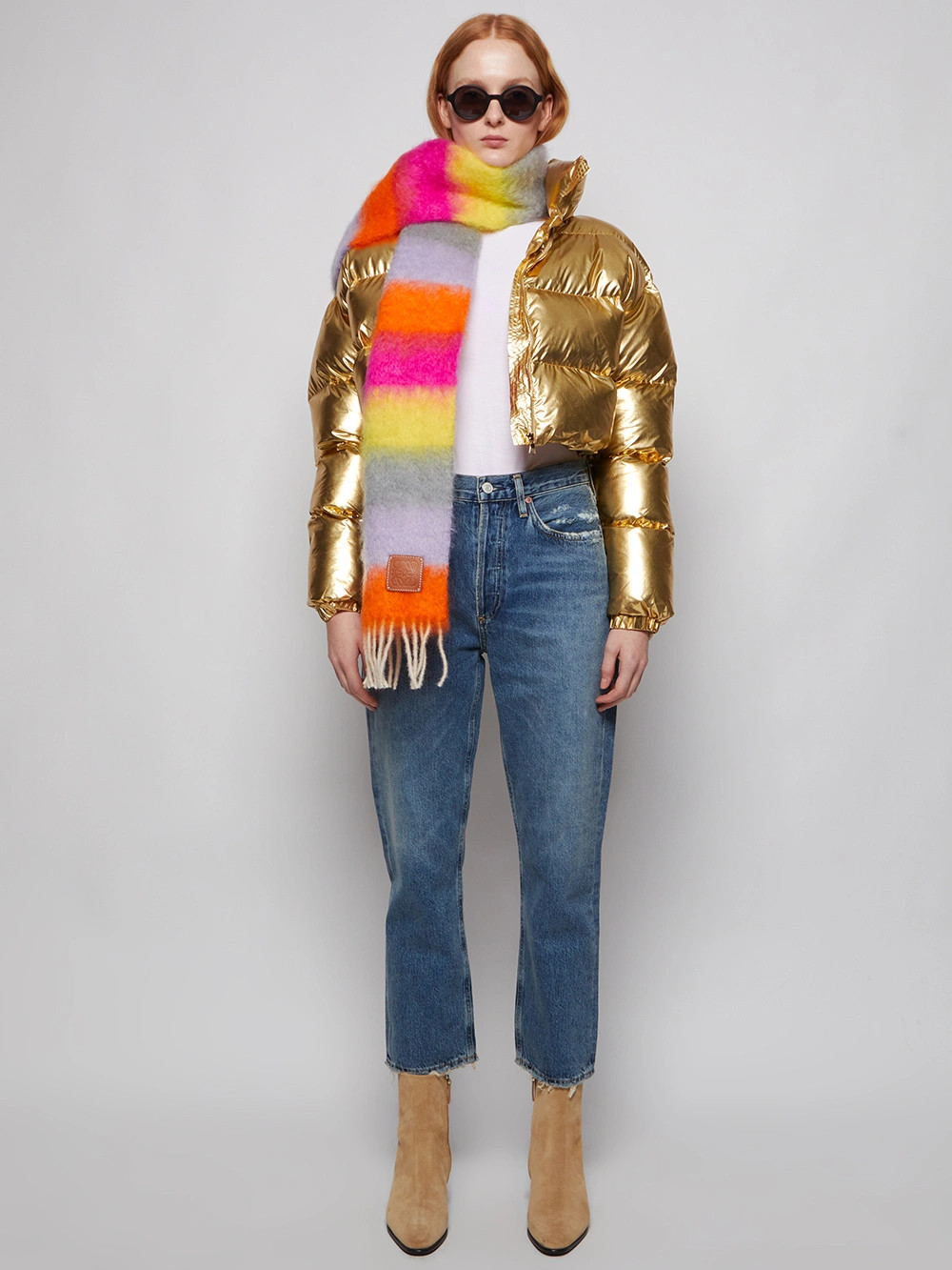 Meg ¨ve Puffer Jacket Metallic Gold | The Webster
