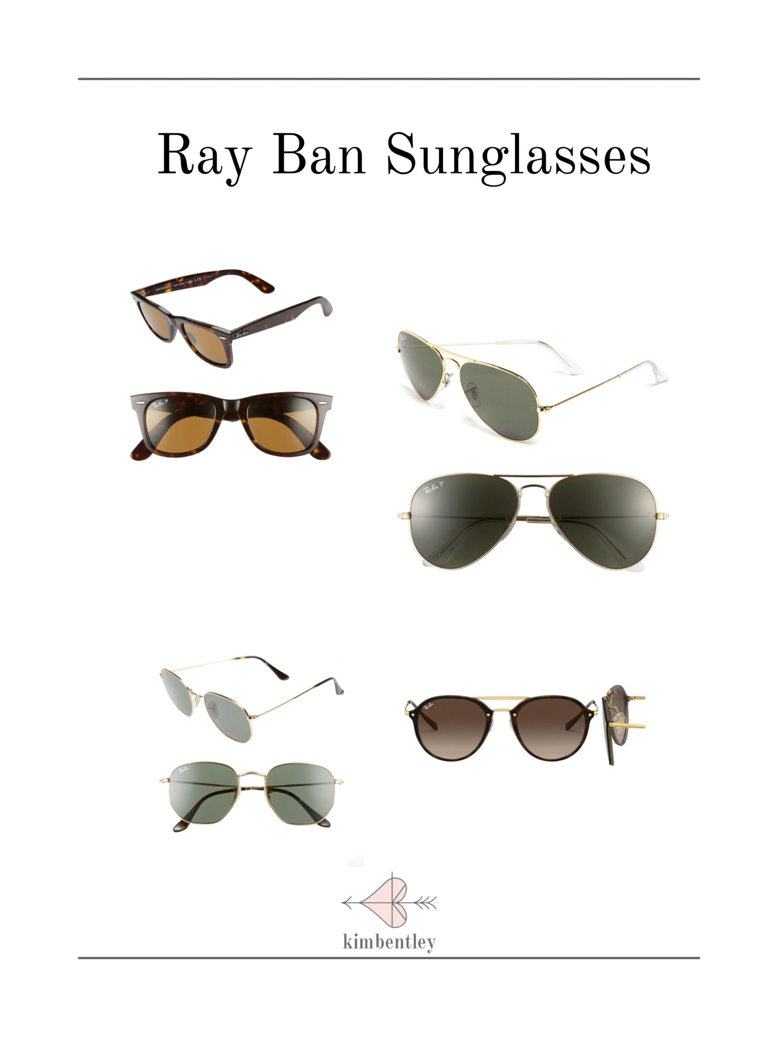 Your favorite sunglasses are on sale for a limited time. Classic styles including the Ray-ban Wayfarer and the Ray-nan original aviators sunglasses. 
kimbentley, sunglasses, holiday gift 

#LTKsalealert #LTKworkwear #LTKswim