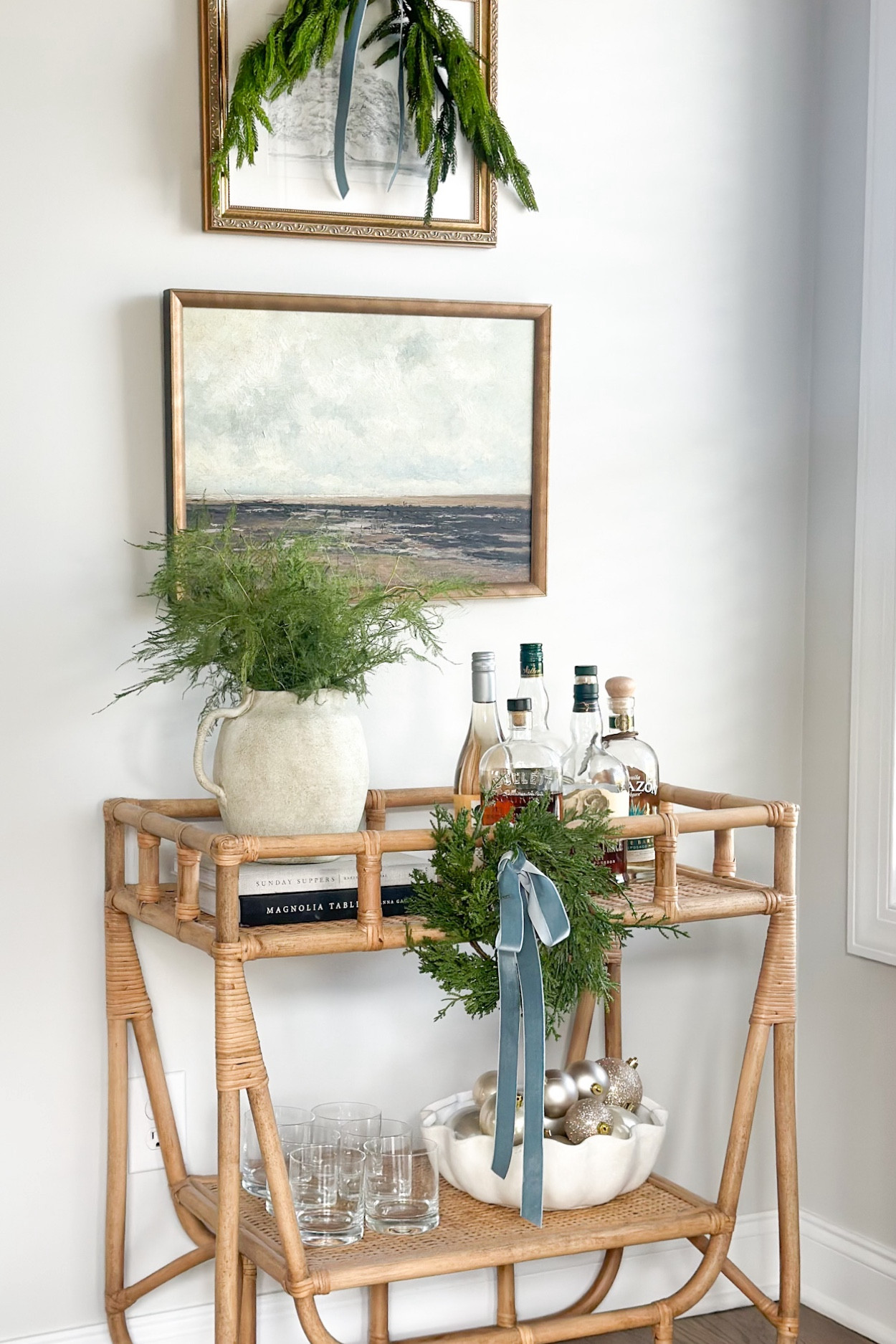 Bar cart styling
Holiday hosting
Blue Christmas
Coastal Christmas

#LTKHoliday #LTKhome #LTKparties