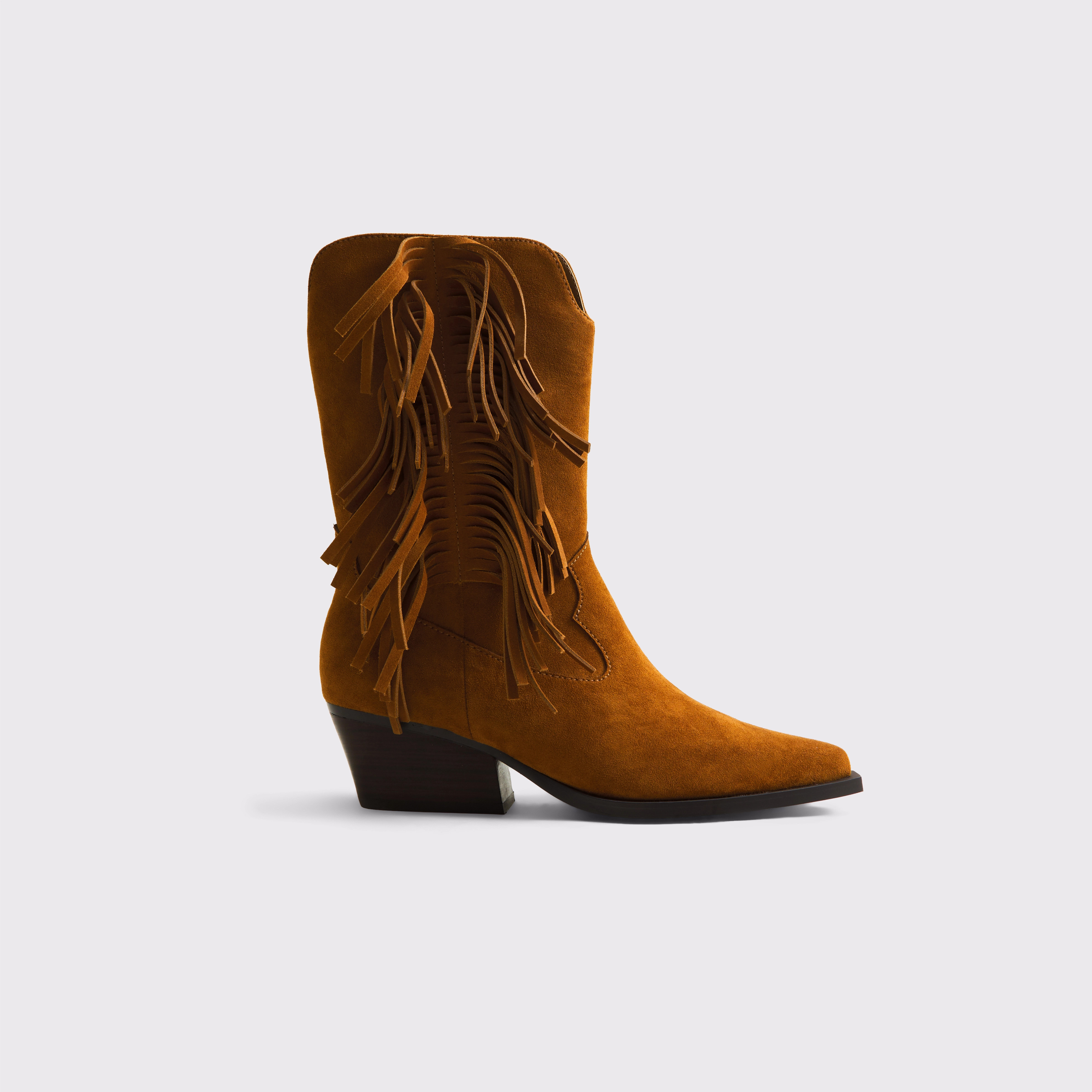 Fringe Western Short Boots | Abercrombie & Fitch (US)