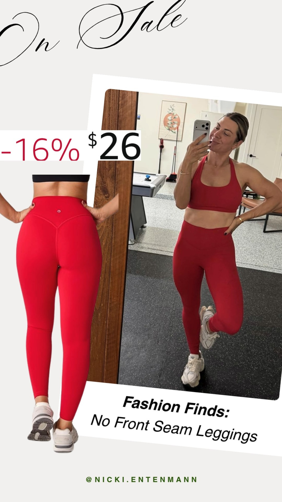 High waist no front seam scrunch butt leggings built for workouts that flatter and flex. Smooth fit, sculpted design, and confidence boosting style for every move. 🖤🔥💪  

#leggings #activewear #fitnessstyle #workoutgear #fashionfinds #style #trend #womenswear #ootd #athleisure #sportychic 

 #LTKootd #LTKActive #LTKSaleAlert
