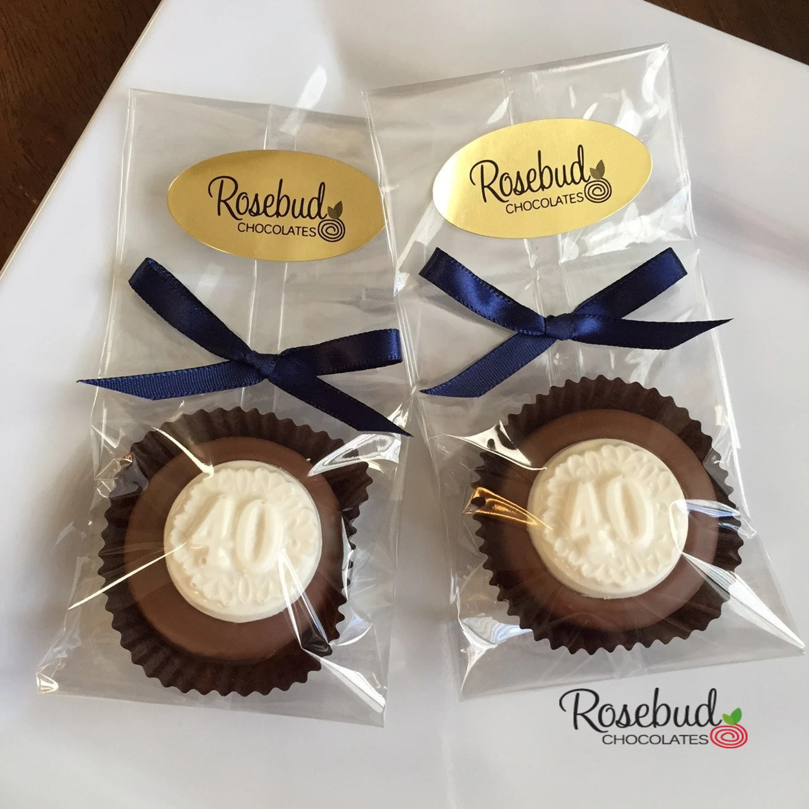 12 NUMBER FORTY 40 Chocolate Covered Oreo Cookie Candy Party Favors 40th Birthday Anniversary Flo... | Etsy (US)