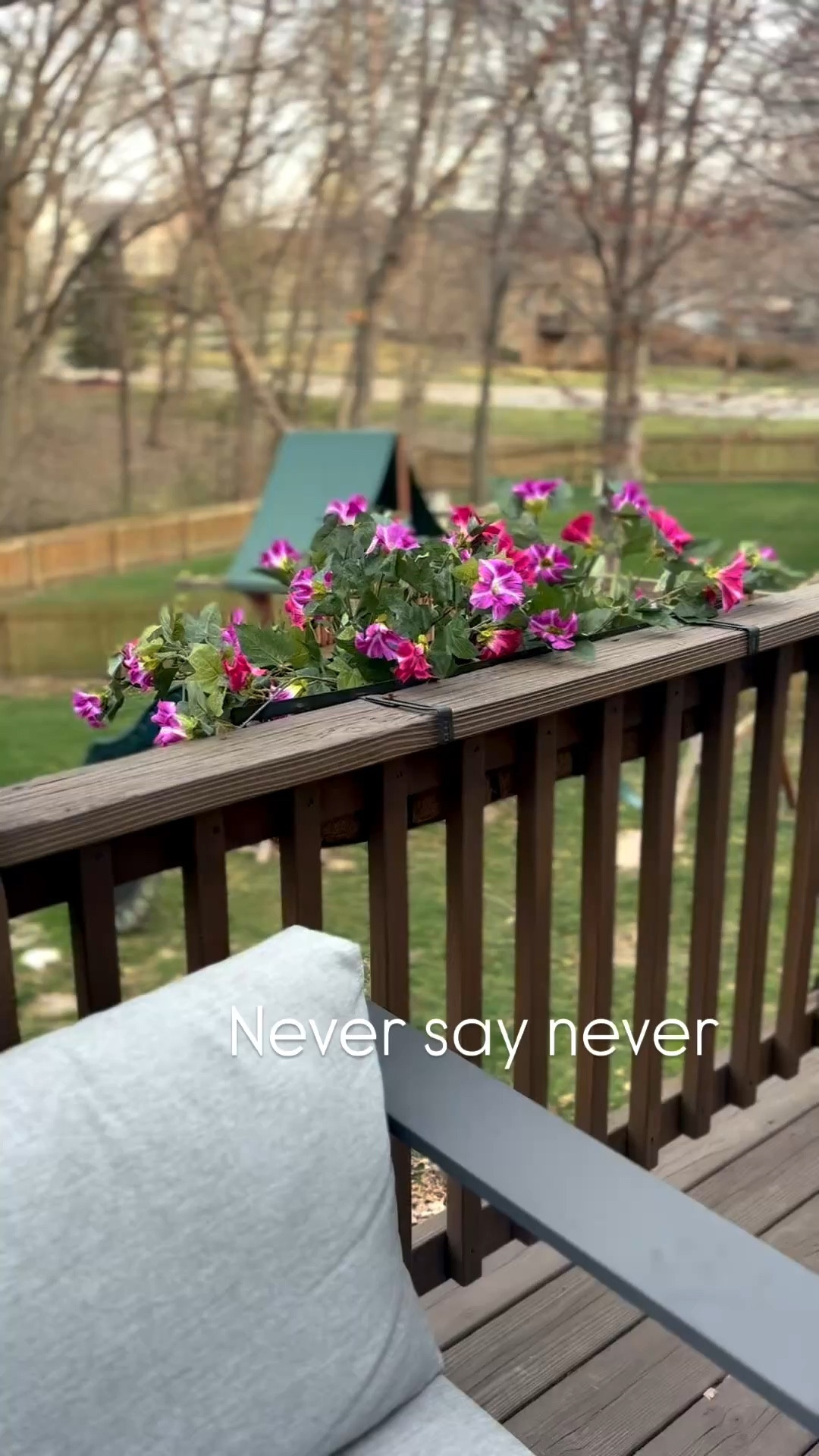 I’m blown away at how real these faux petunias look!  Come in a set of 2!  I have 2 in each planter.  Come in several different colors.

#LTKOver40 #LTKSeasonal #LTKHome