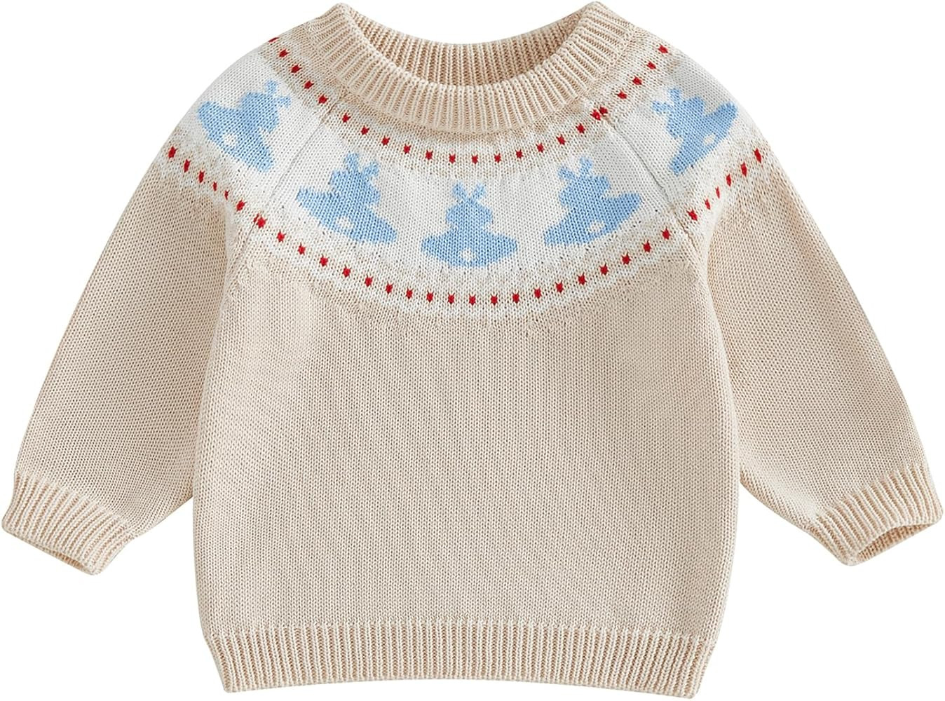 Toddler Boy Girl St Patricks Day Outfit Shamrock Print Oversized Long Sleeve Crewneck Knit Sweate... | Amazon (US)