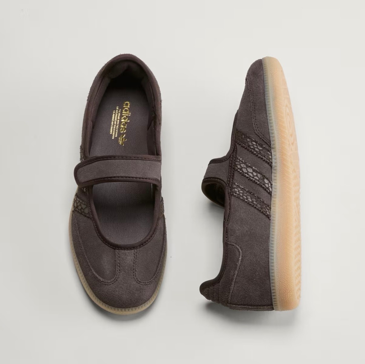 Brown Suede @adidas Mary Janes 🤎