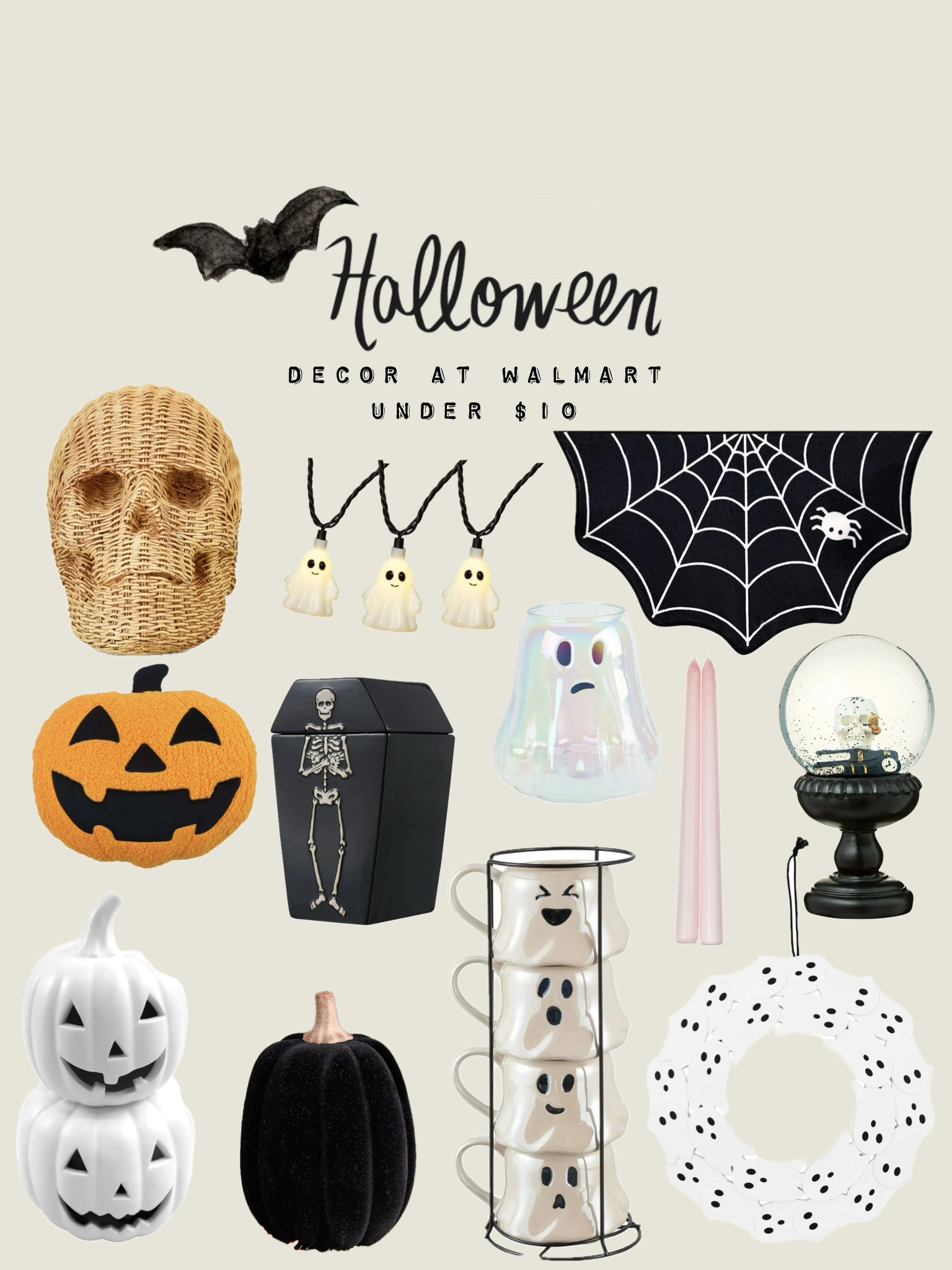 Walmart Halloween decor under $10! 👻 Halloween decorations indoor + outdoor Halloween decorations + affordable Halloween decorations + Walmart finds 

#LTKParties #LTKSeasonal #LTKHome
