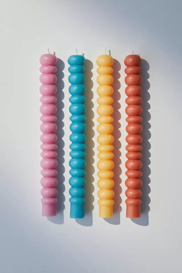 Bubble Taper Candle - Set Of 4 | Urban Outfitters (US and RoW)