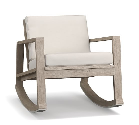 Indio FSC® Eucalyptus Lounge Rocking Chair Frame | Pottery Barn (US)