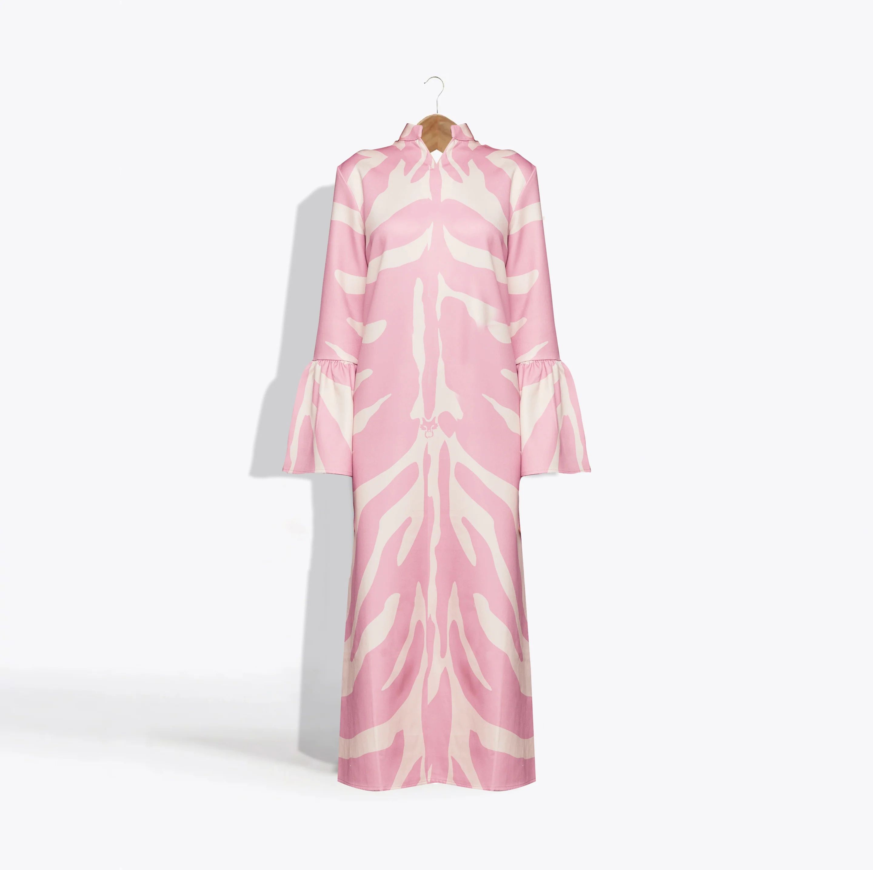 MME. "ZEBRA"  PALM BEACH Dress - ROSE | MME.MINK