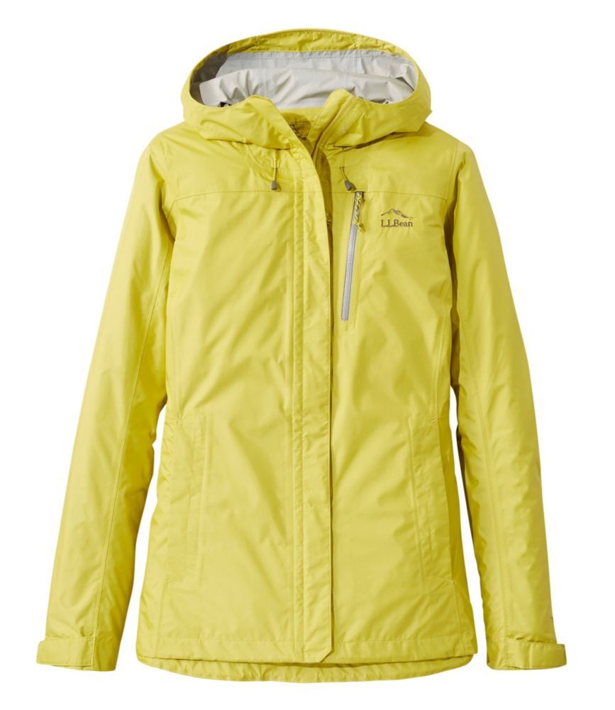 Women's Trail Model Rain Jacket Yellow Jasper Medium, Synthetic L.L.Bean | L.L. Bean