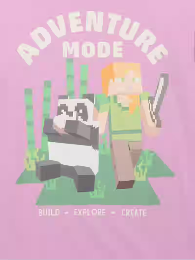 Minecraft Girls Short Sleeve Graphic T-Shirt, Sizes 4-16 | Walmart (US)