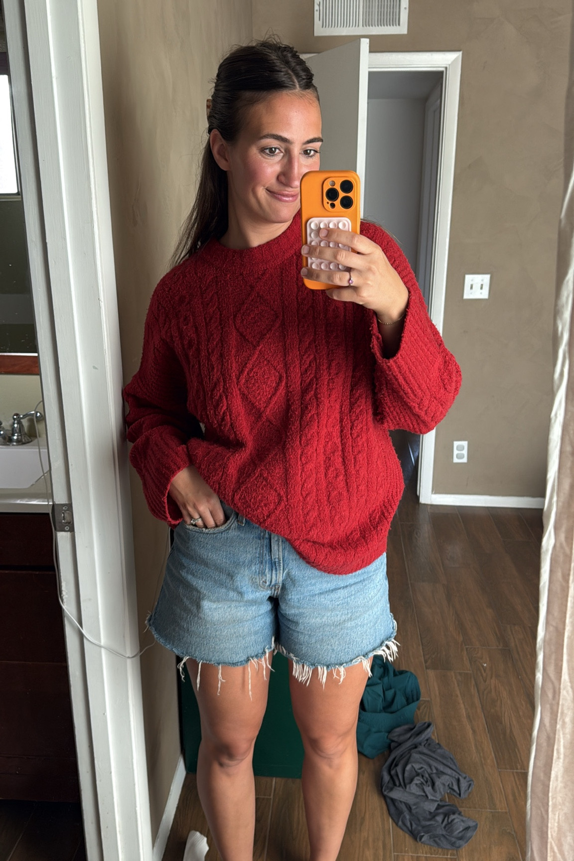 Abercrombie shorts I LIVE in all spring/summer/fall long - they have the best denim! I get the curve love size since I have a larger bottom. The perfect loose fit in the quads! Obsessed! 

#LTKSaleAlert #LTKFindsUnder100 #LTKStyleTip