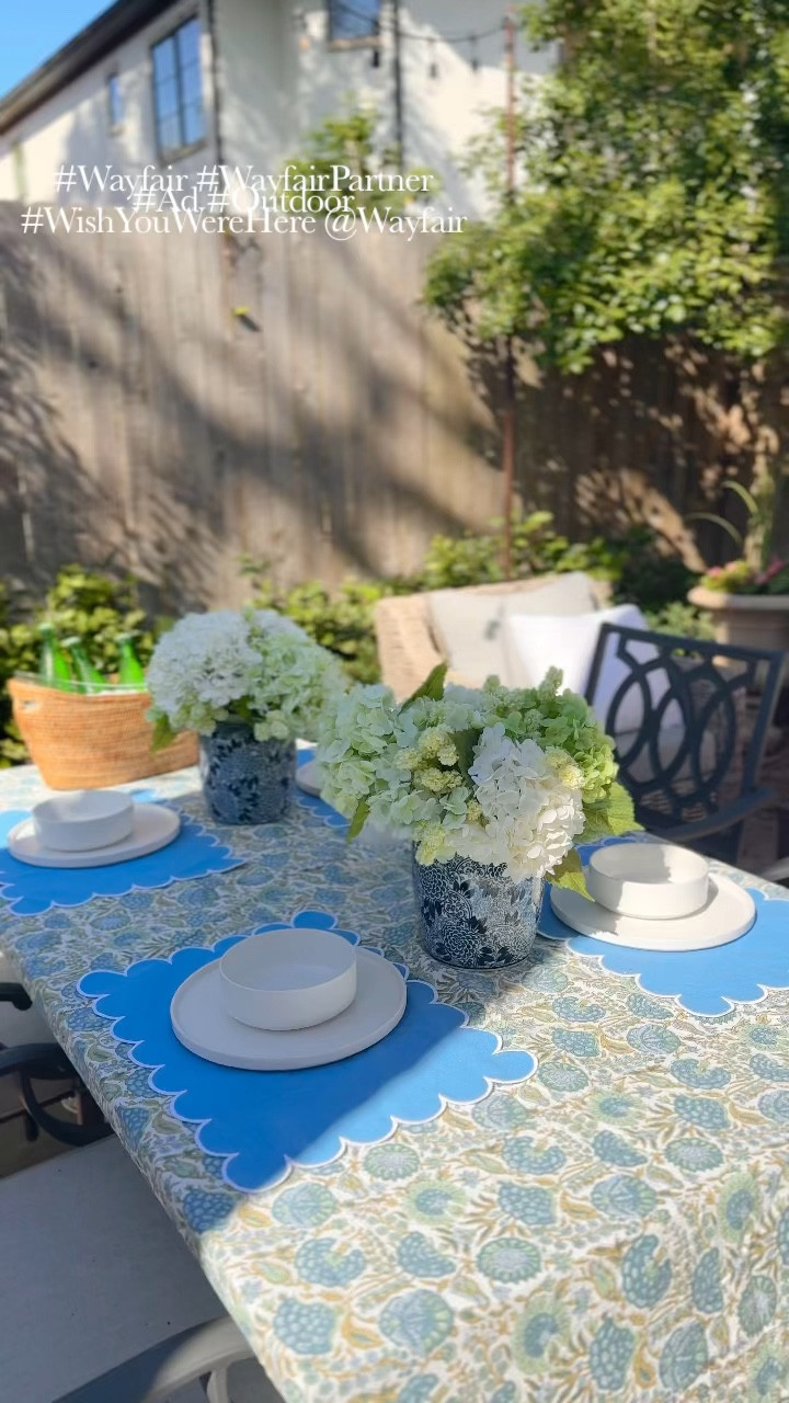 Getting ready with @Wayfair for the Spring + Summer Entertaining season! #WayfairPartner #Ad So many beautiful pieces - like this rattan drink holder and scalloped placemats you won’t want to miss! #Wayfair #Outdoor #WishYouWereHere

#LTKHome #LTKSaleAlert #LTKSeasonal