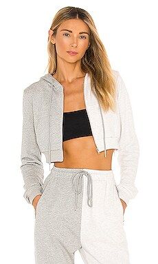 superdown Renna Cropped Hoodie in Grey Multi from Revolve.com | Revolve Clothing (Global)