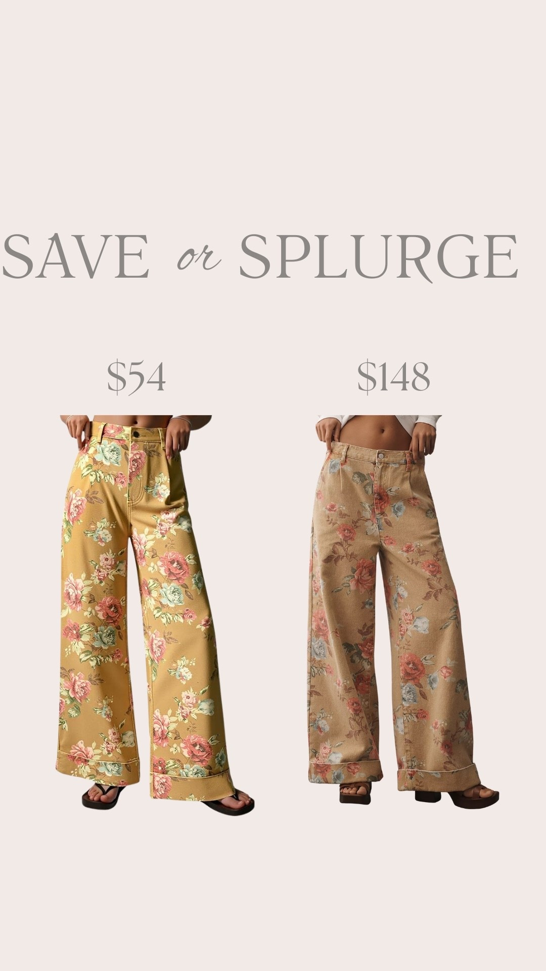 Save vs splurge 

#LTKootd #LTKOver40 #LTKSeasonal