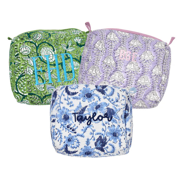 Block Print Pouch | Sprinkled With Pink