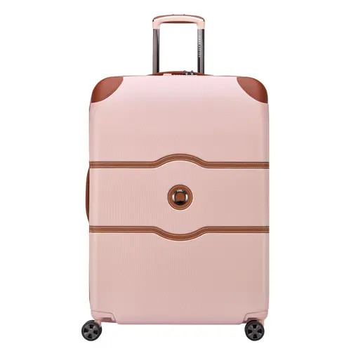 Delsey Paris Chatelet Air 2.0 Hardside 28" Large Checked Spinner Luggage in Blush at Nordstrom | Nordstrom