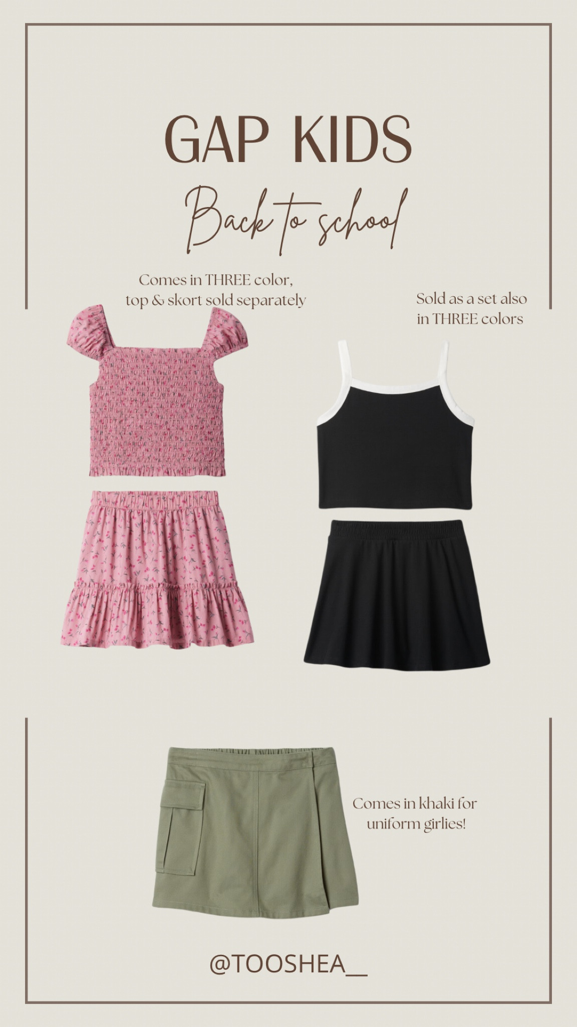 What I ordered from gap for Beckett! 

Back to school, school shopping, school clothes, uniform clothes, girls, toddlers, school, kindergarten, kids sets, girls skirts, gap girls, gap kids, gap  

#LTKSummerSales #LTKBacktoSchool #LTKKids