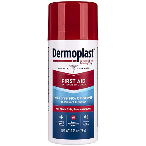 Dermoplast First Aid Spray, Analgesic & Antiseptic Spray for Minor Cuts, Scrapes and Burns, 2.75 ... | Amazon (US)