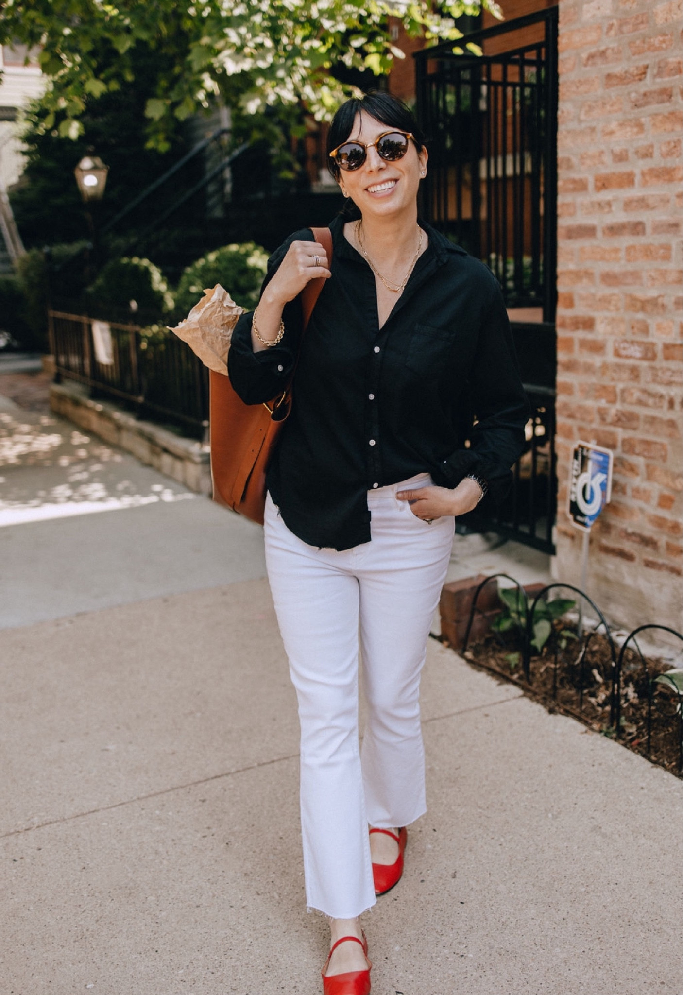 I love the Frank & Eileen denim, and I now own the Killian kick-out crop in white. I perfectly paired it with the Eileen Button-Up for errands in my neighborhood. Aka, I'm picking up a baguette for dinner. #WearLoveRepeat #FrankandEileenPartner 


#LTKStyleTip #LTKOver40