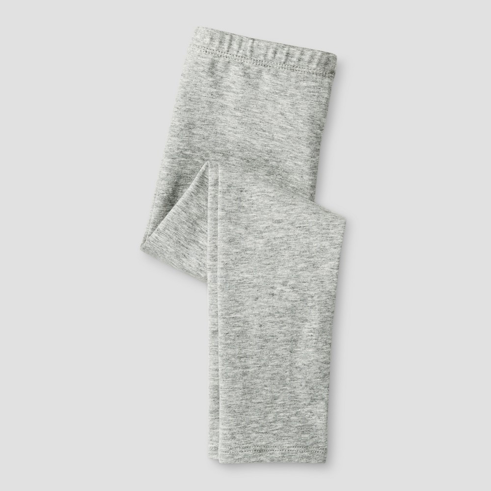 Toddler Girls' Solid Leggings - Cat & Jack Heather Gray 3T | Target