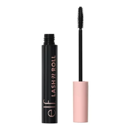 e.l.f. Lash N Roll® Curling & Lifting Mascara Pitch Black 0.32oz | Walmart (US)