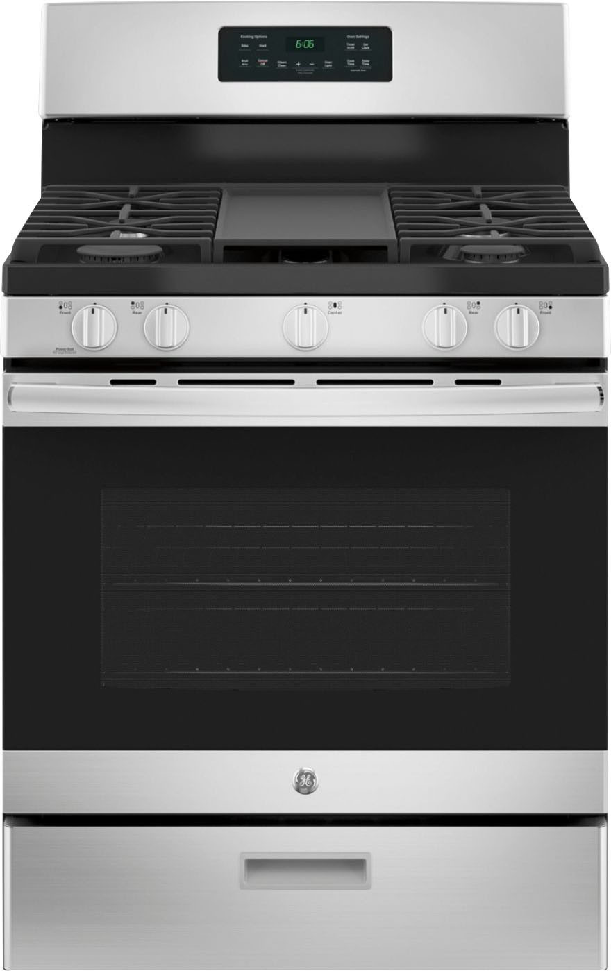 GE 5.0 Cu. Ft. Freestanding Gas Range Stainless Steel JGBS66REKSS - Best Buy | Best Buy U.S.