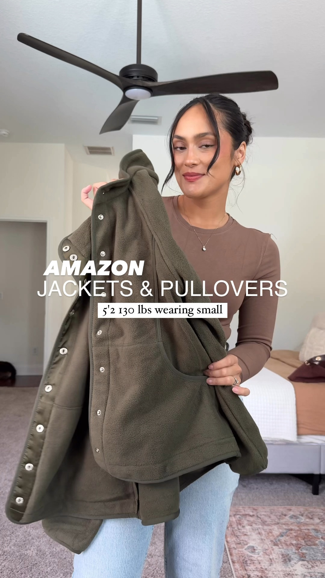 Jackets and pullovers from Amazon. Wearing size small in all. I'm 5'2 130 lbs  

#LTKFindsUnder100 #LTKSeasonal #LTKHoliday