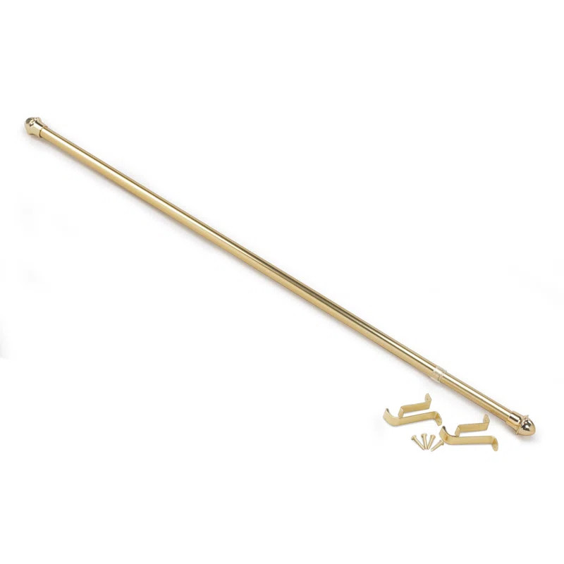 Fantasia Adjustable Single Curtain Rod | Wayfair North America