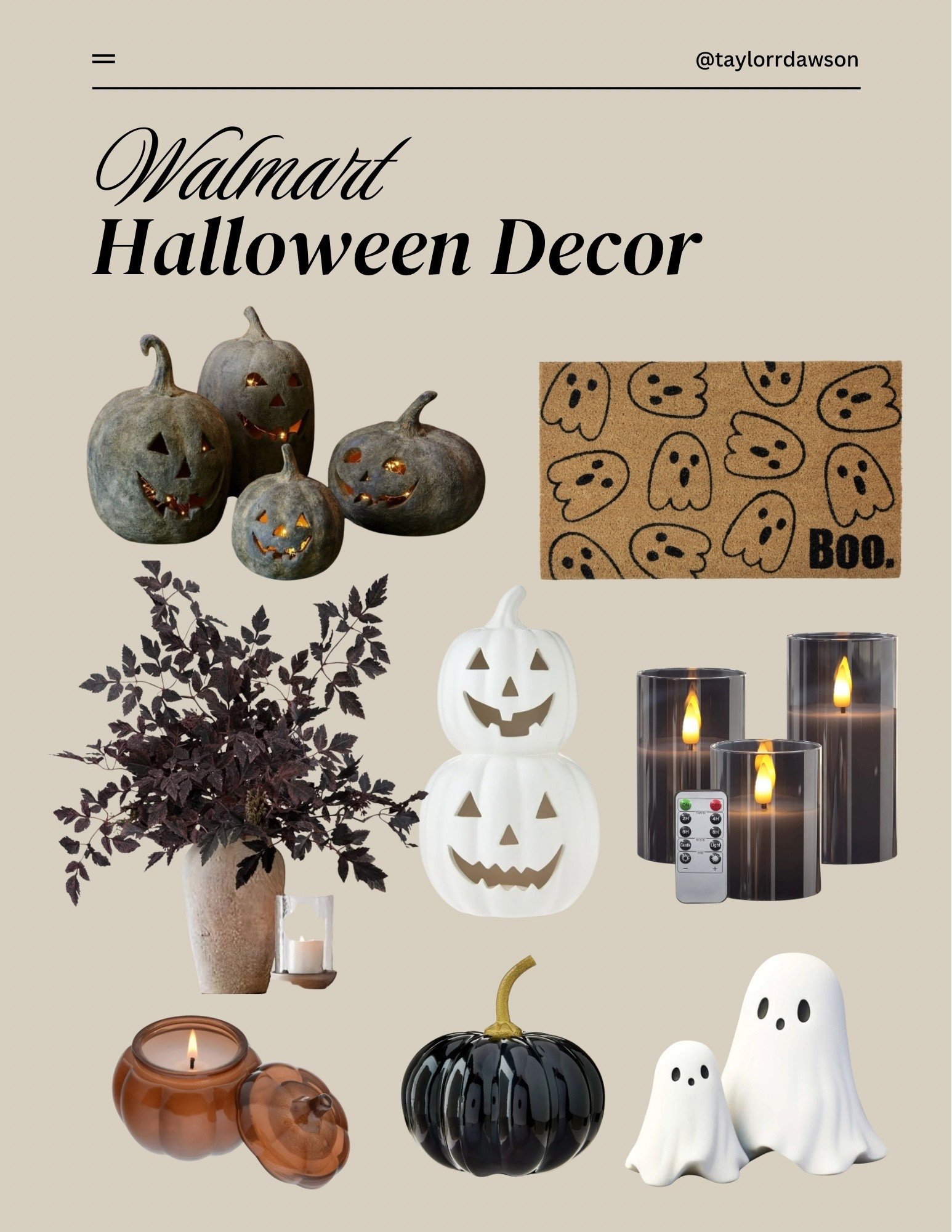 Halloween decor from Walmart!

#LTKHome #LTKSeasonal #LTKHalloween