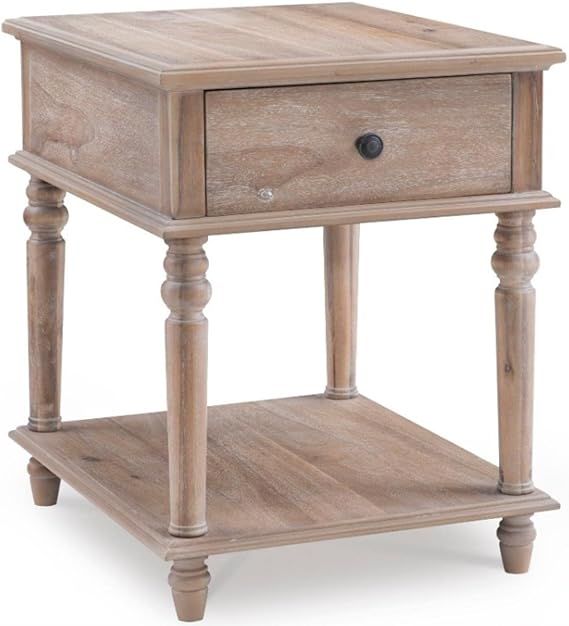 Powell Mcghie Side Table with Natural Finish D1261A19N | Amazon (US)
