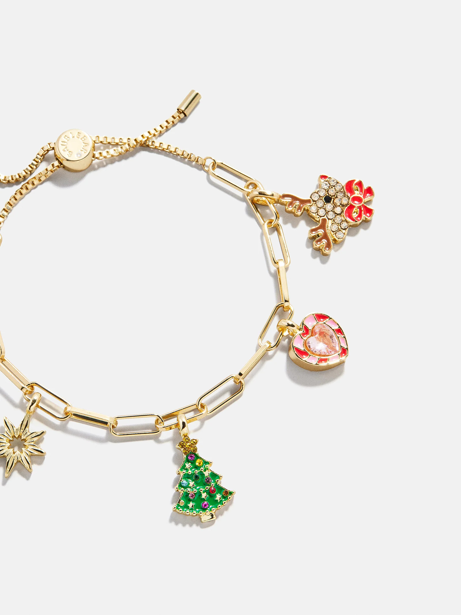 Merry Christmas Kids’ Charm Bracelet - Santa Claus | BaubleBar