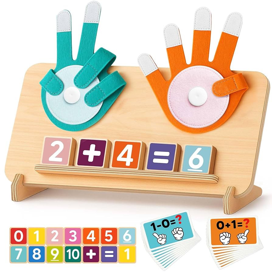 Number Counting Blocks Toys for Kids, Montessori Educational Toys for 3 4 5 Year Old Boys Girls B... | Amazon (US)