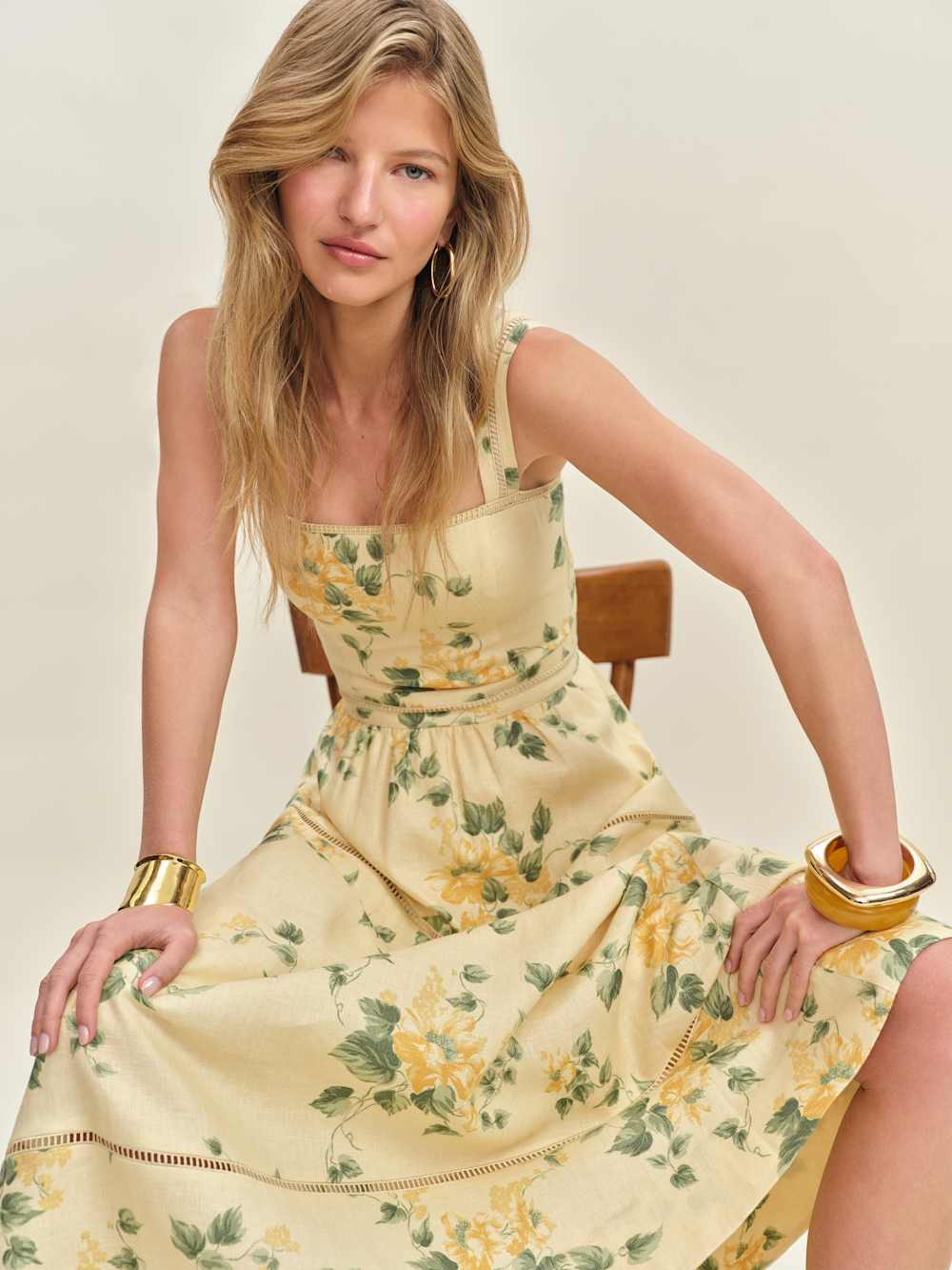 Everett Linen Dress | Reformation (Global)