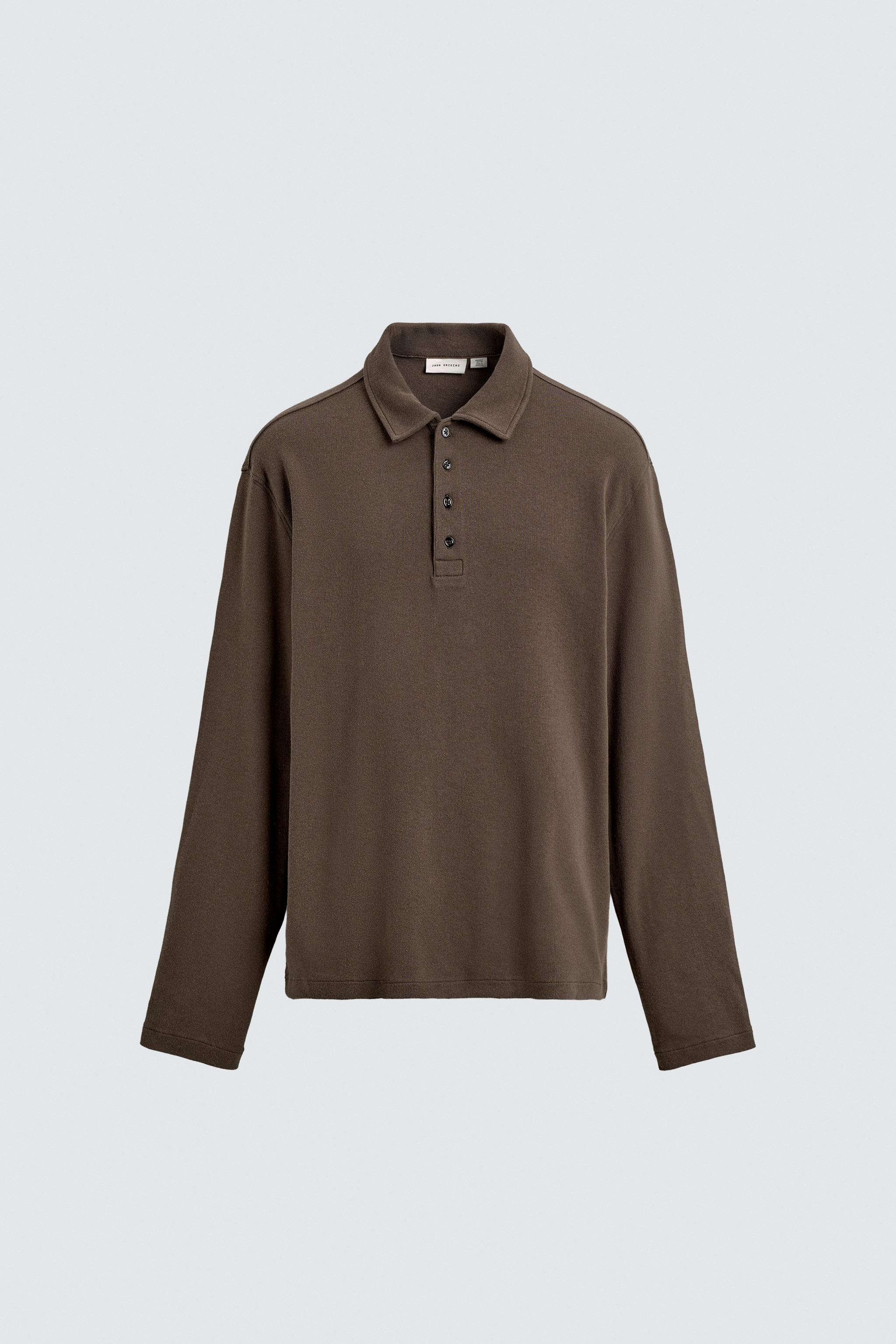 BRUSHED TEXTURED POLO SHIRT ORIGINS | Zara UK