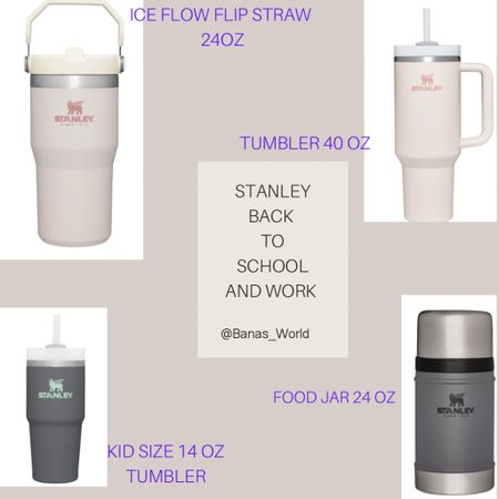 Stanley back to school and work tumblers 
Kid tumblers 
College tumblers 
Work tumblers 

#LTKBacktoSchool #LTKU #LTKunder50