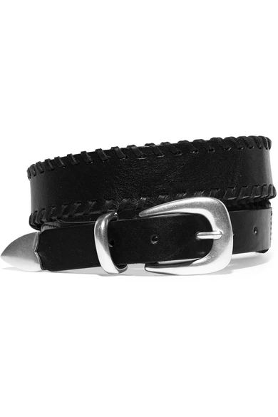 McKenzie whipstitched leather belt | NET-A-PORTER (US)