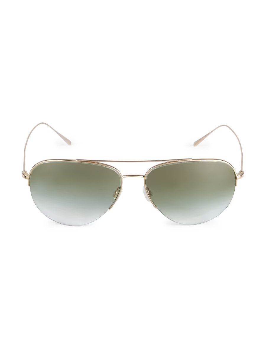Cleamons 60MM Pilot Sunglasses | Saks Fifth Avenue
