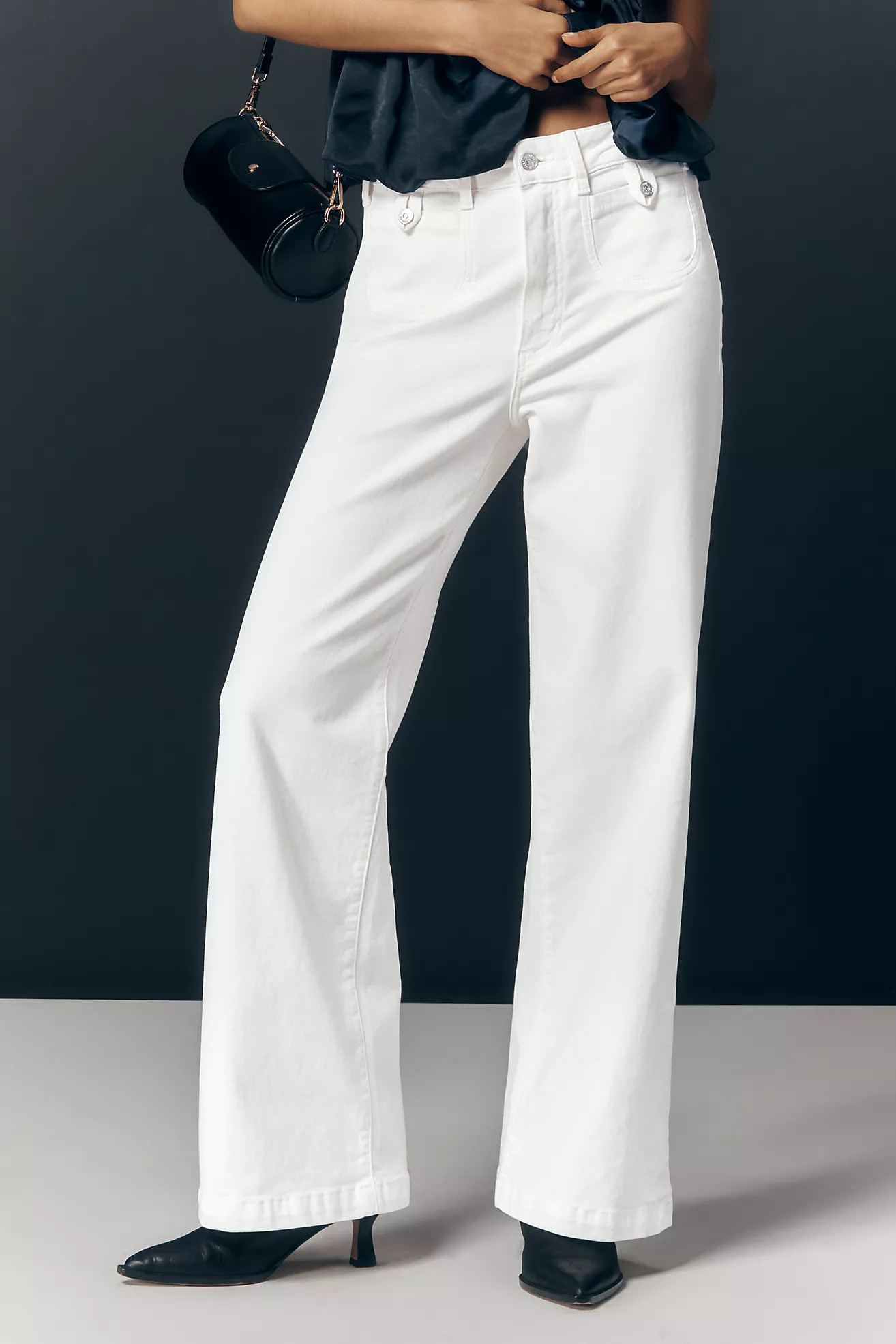 PAIGE Anessa High-Rise Wide-Leg Jeans | Anthropologie (US)