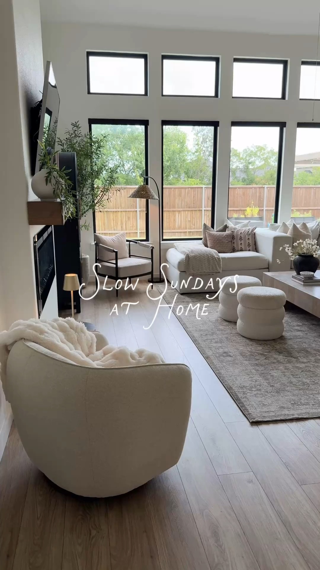 Cozy home decor, neutral living room, organic modern, transitional modern, white sectional, area rug, home decor ideas

#LTKHome #LTKSeasonal