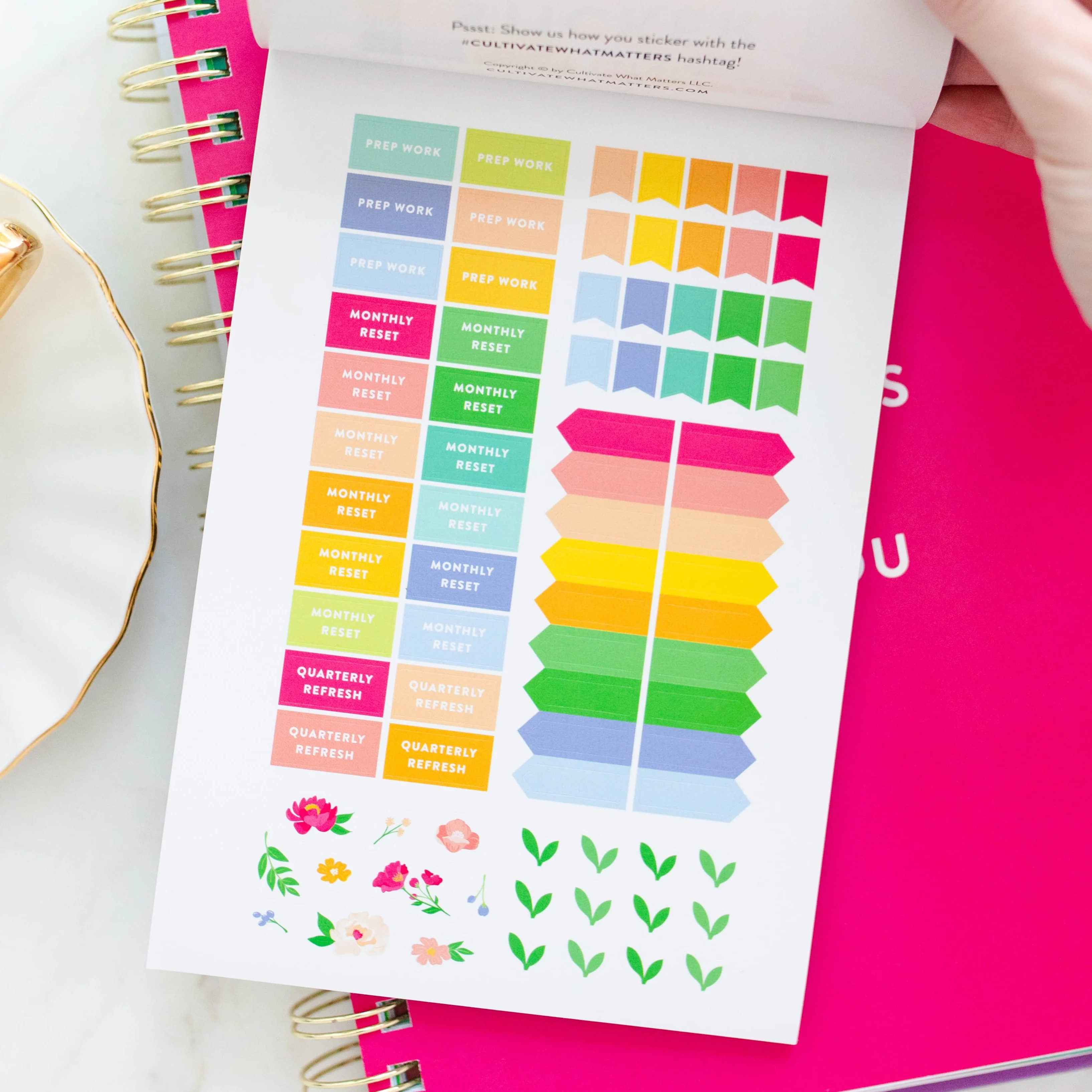 Goal Setting Sticker Book | Cultivate What Matters