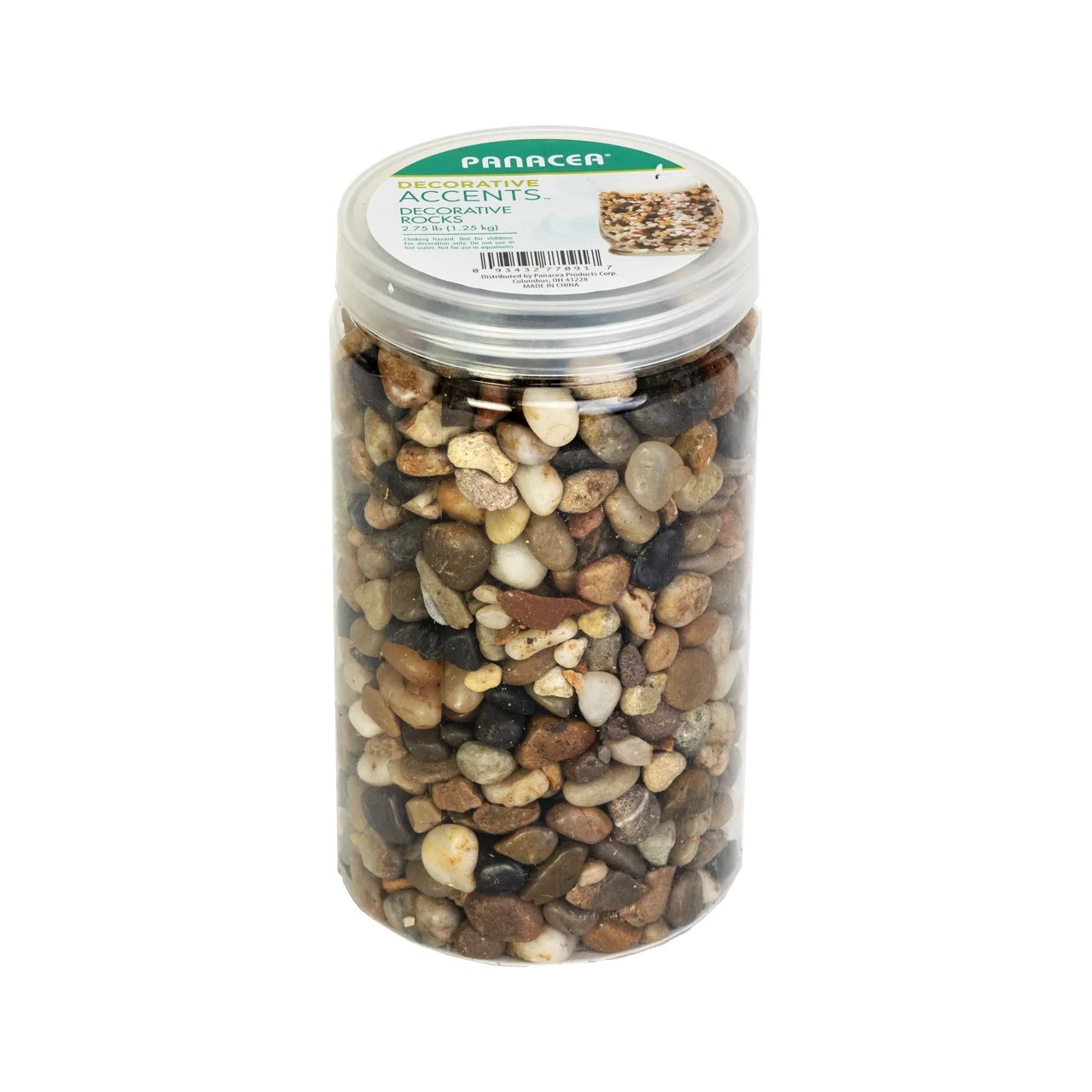 Panacea Products Decorative Accents Assorted Natural River Pebbles, 45 oz. Jar | Walmart (US)