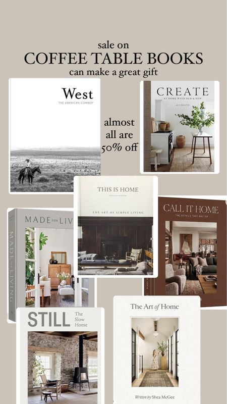 I own almost all of these, and can vouch that they are gorgeous 
If you’ve been in the market to grab one (or some) of these coffee table albums , now’s a GREAT time. Almost all are shown 50% off (some 30-40%) 
Would make a GREAT gift! 

Amazon. Interior design. Coffee table books 

#LTKhome #LTKHoliday #LTKGiftGuide