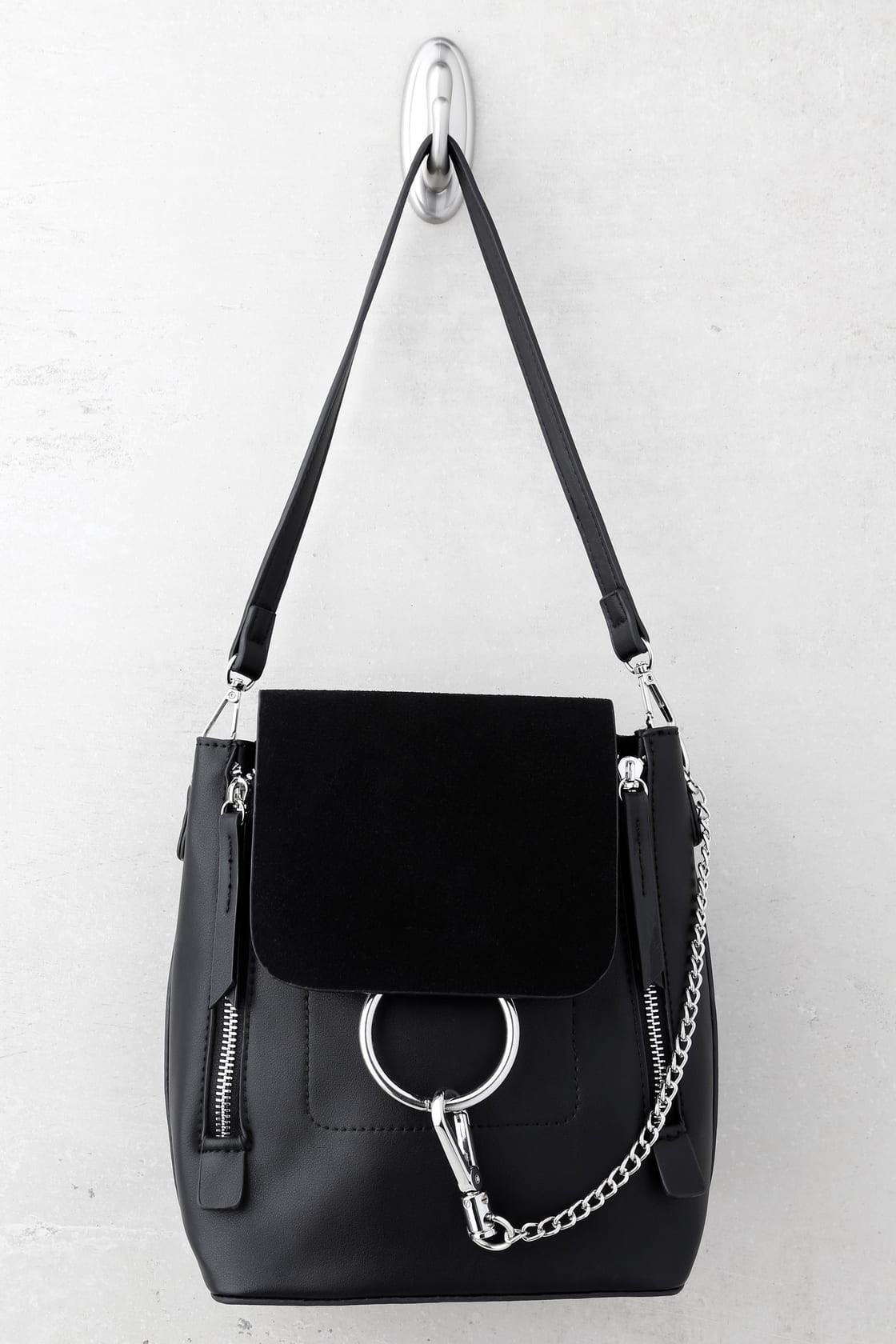 Sidewalk Stunner Black Vegan Leather Backpack | Lulus
