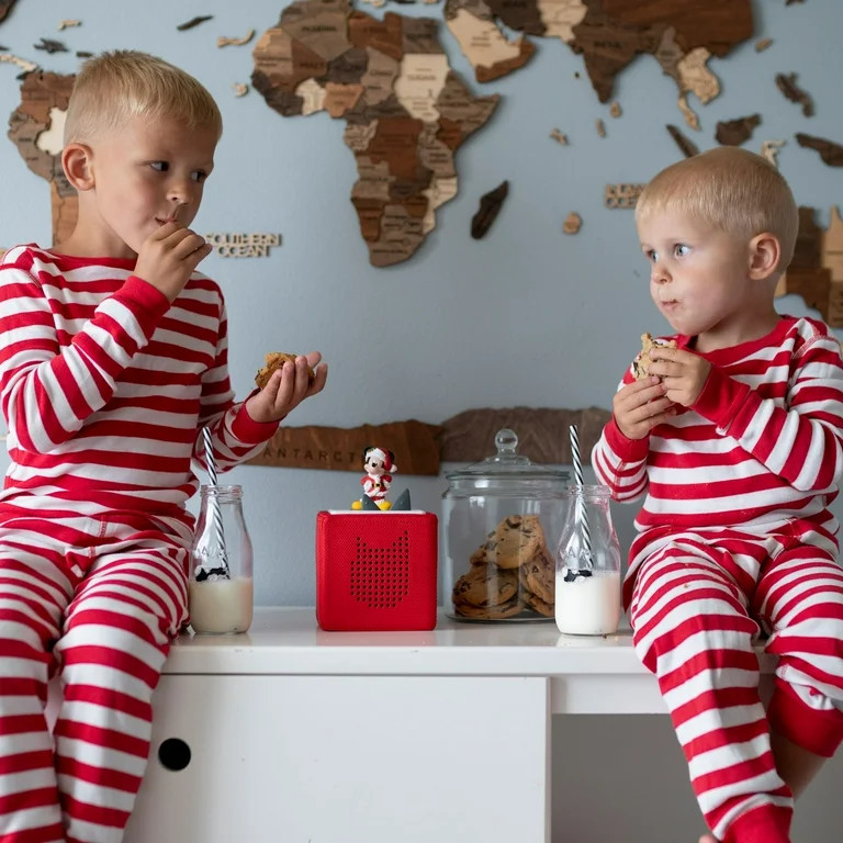 tonies Disney Holiday Mickey Mouse, Audio Play Figurine for Portable Speaker, Small, Red, Plastic | Walmart (US)