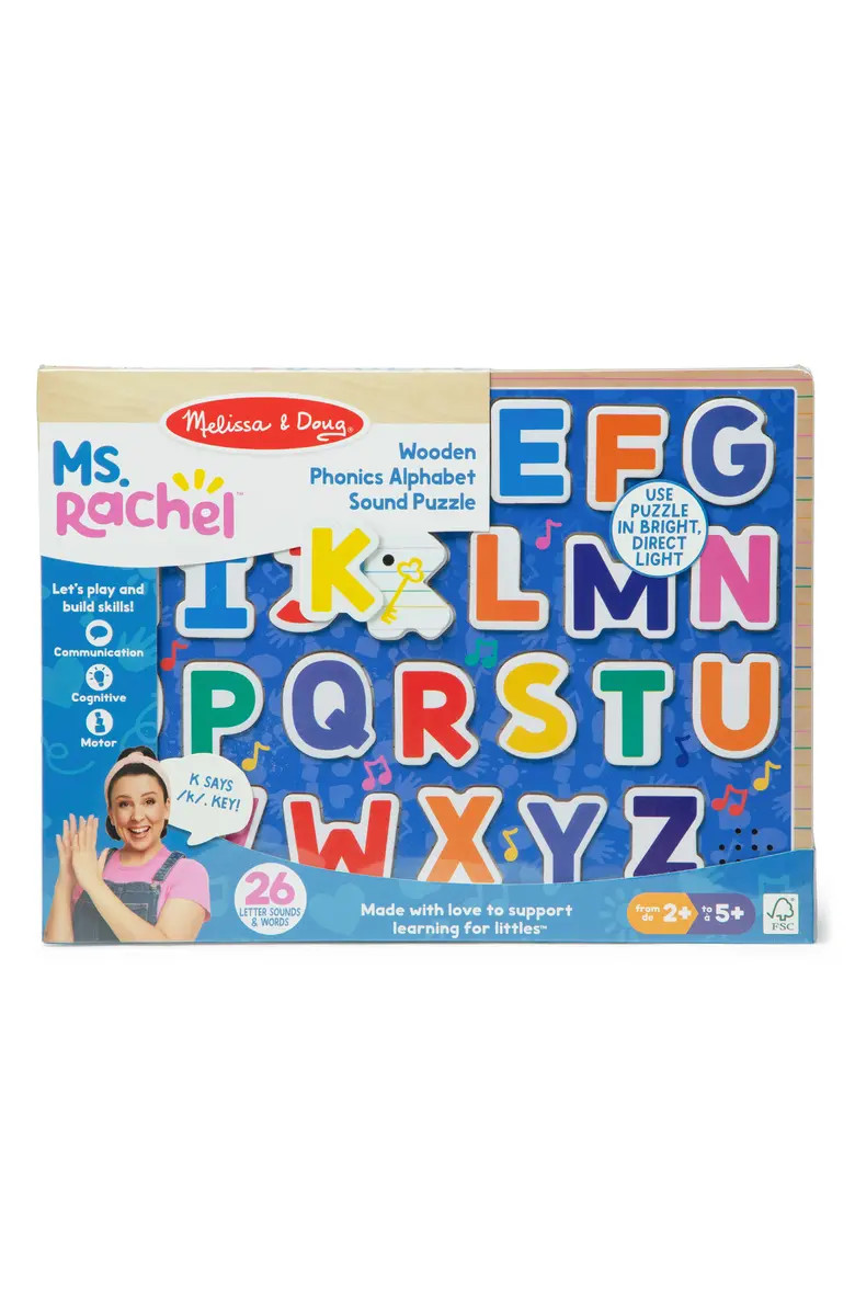 x Ms. Rachel Alphabet Phonics Sound Puzzle | Nordstrom